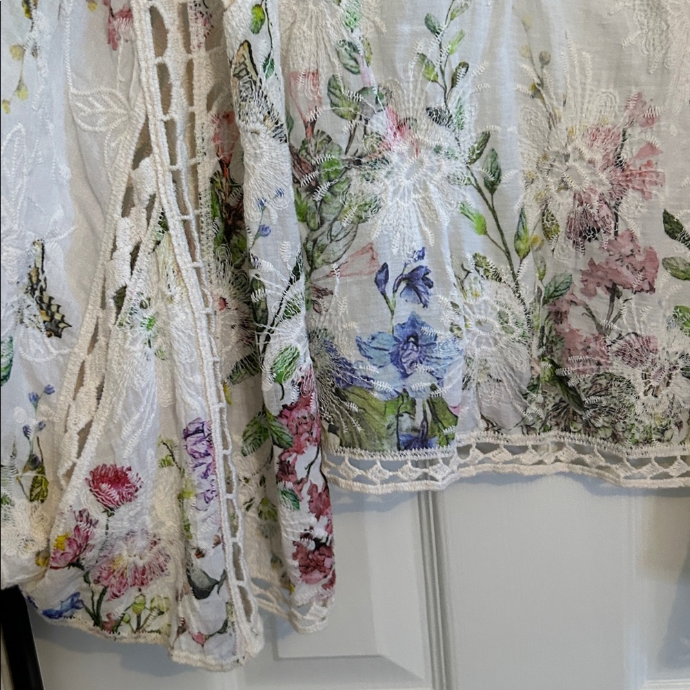 RACHEL Rachel Roy Floral Lace Cardigan - Picture 3 of 7